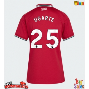 Manchester United Manuel Ugarte #25 Replica Home Stadium Shirt for Women 2026-27 Short Sleeve